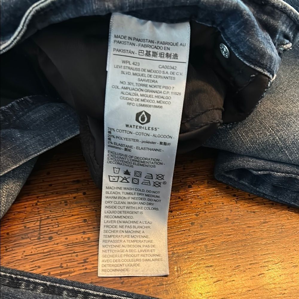 Levi Strauss Signature Gold Jeans Skinny 16L - Picture 7 of 8